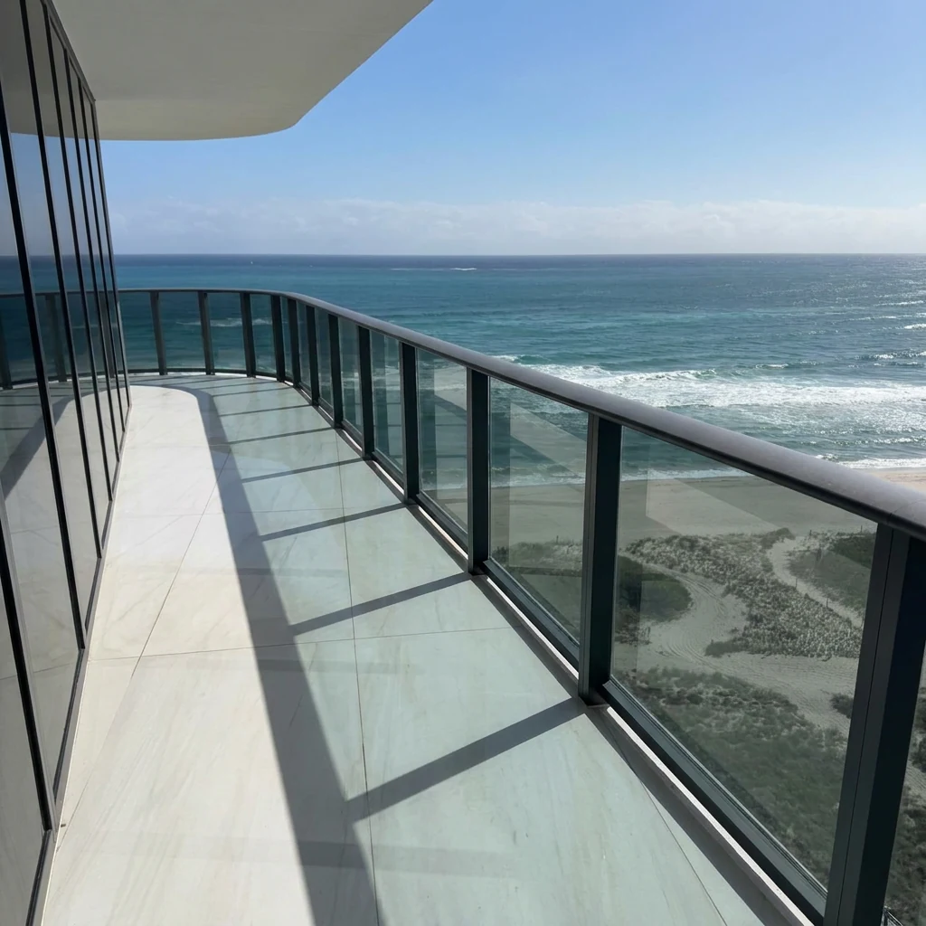 Balcony tile and surface cleaning project